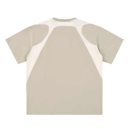 Aonaran Varsity Contrast Panel Cotton T-Shirt