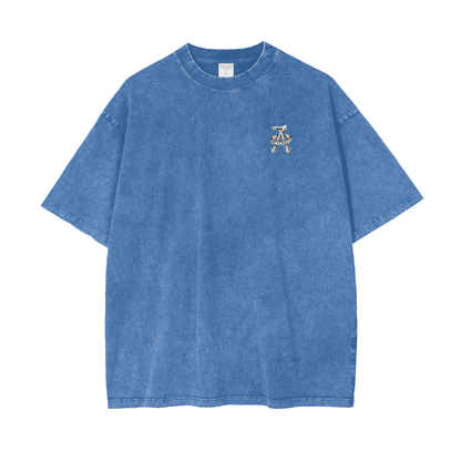 Aonaran Reversed Oversize Snow Washed T-Shirt