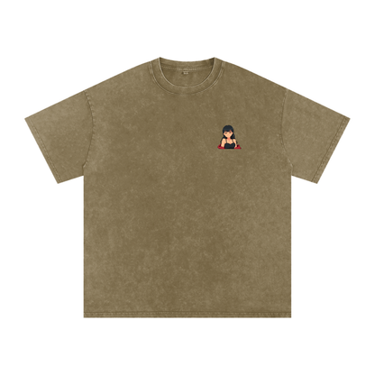 HeyItzMiks Acid Wash Oversize T-Shirt