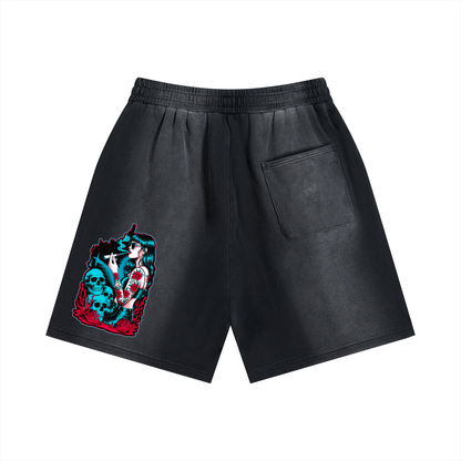 REPACKED Sun Fade Distressed Shorts