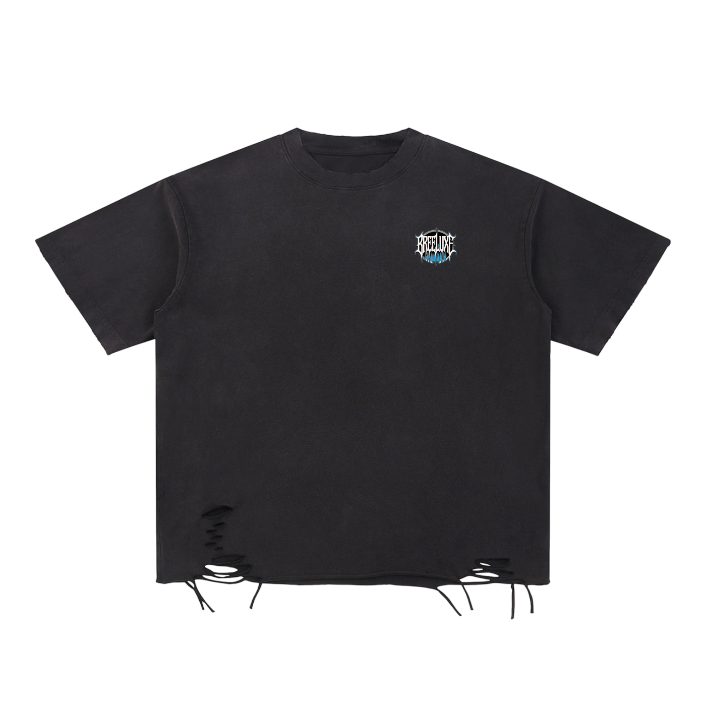 BreeLuxe Season 2 Snow Washed Raw-Hem T-Shirt