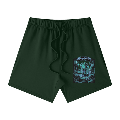 Disconnected Cotton Shorts