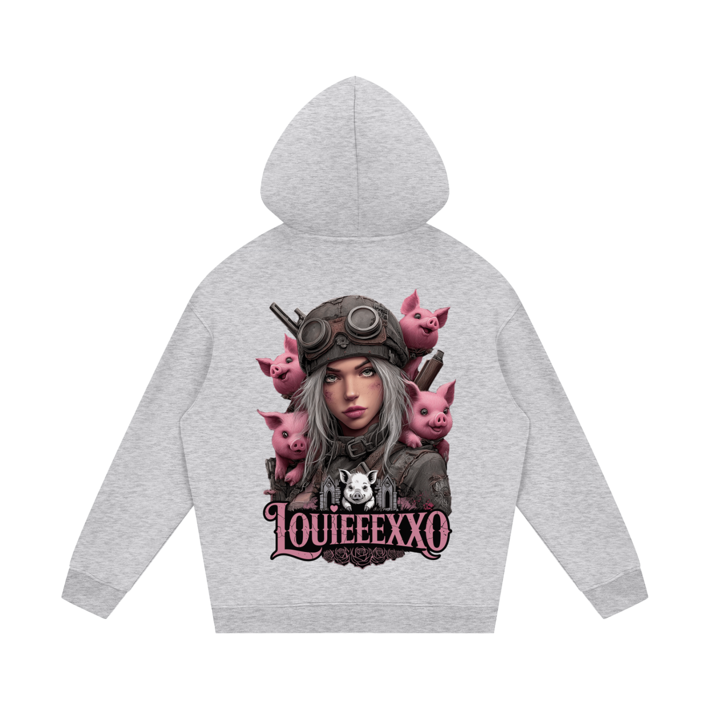 Louieeexxo Streetwear Unisex Fleece Hoodie