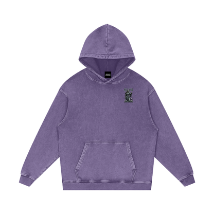 killakyls Snow Washed Loose Cotton Hoodie