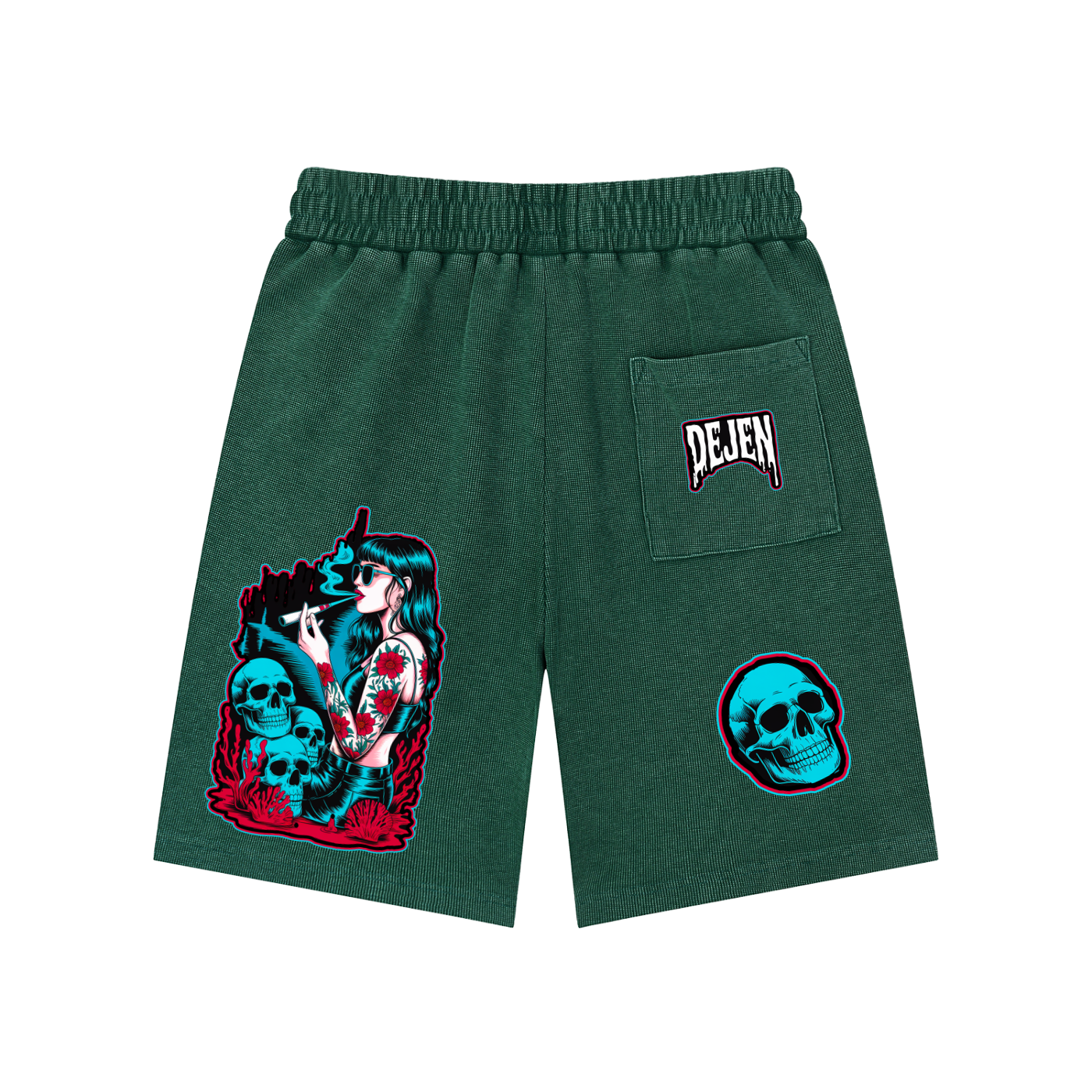 REPACKED Mineral Wash Waffle Knit Shorts