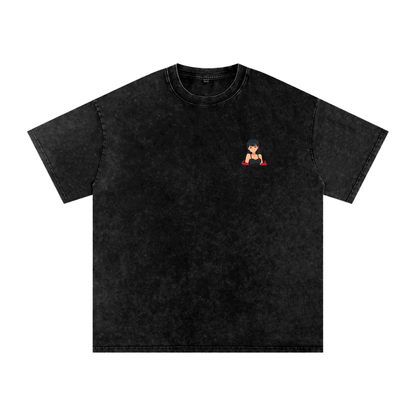 HeyItzMiks Acid Wash Oversize T-Shirt