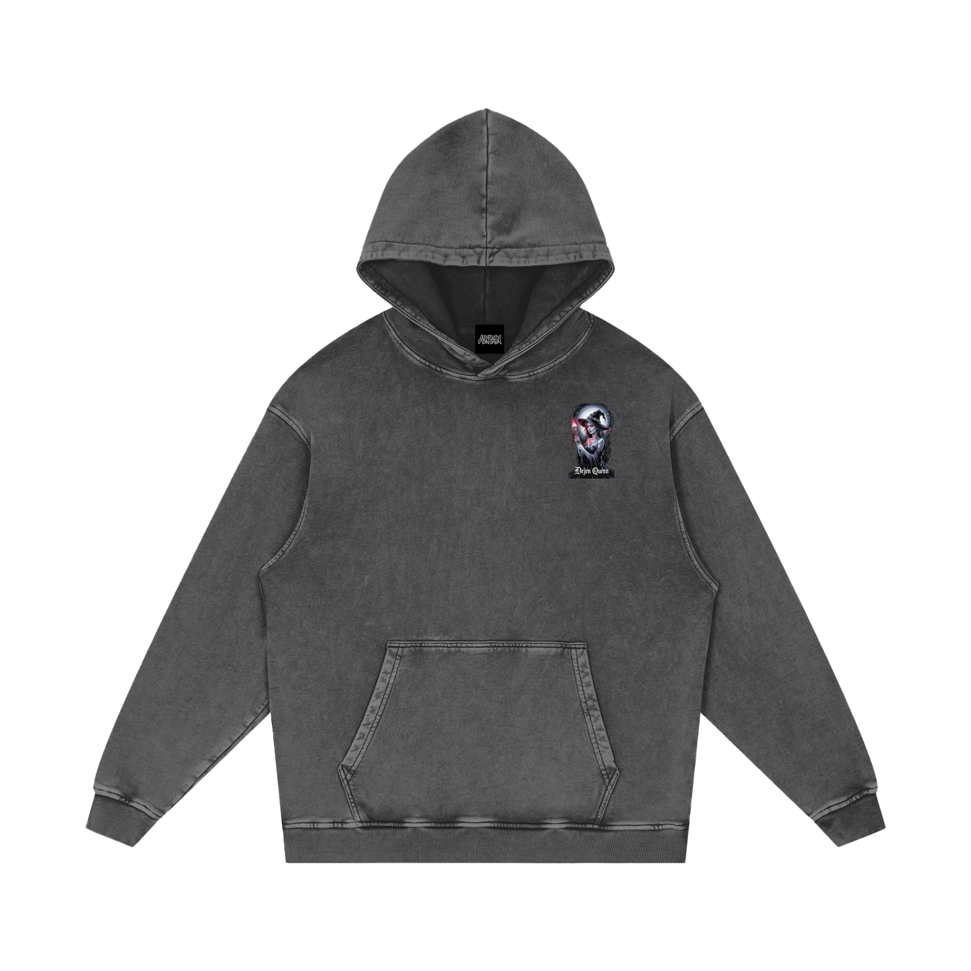 Dejen Season 3 Acid Wash Oversize Hoodie