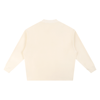 Marie B-Day Collection Knitted Round Neck Oversize Sweatshirt