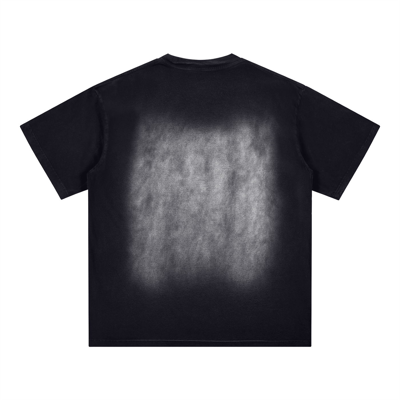 Aonaran Angelic Frost Square Patch Monkey Washed T-Shirt