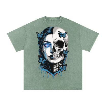 BreeLuxe Season 2 Snow Washed Oversized Cotton T-Shirt