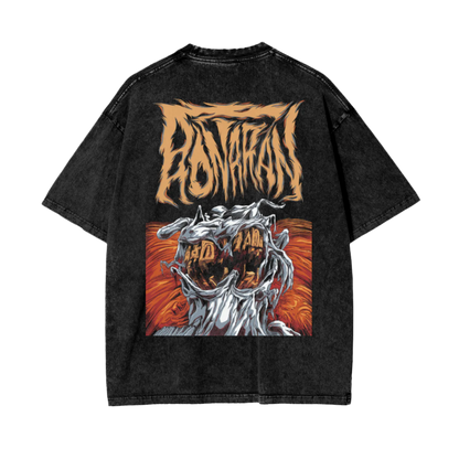 Aonaran Reversed Oversize Snow Washed T-Shirt