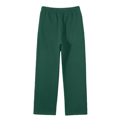 DeJen by DeJenQueen Unisex Solid Color Fleece Straight Leg Pants