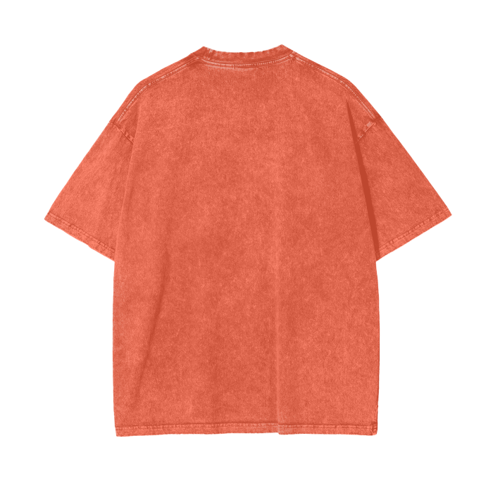 BillyGoat's Social Battery Aonaran Graphic Acid Wash Oversize T-Shirt