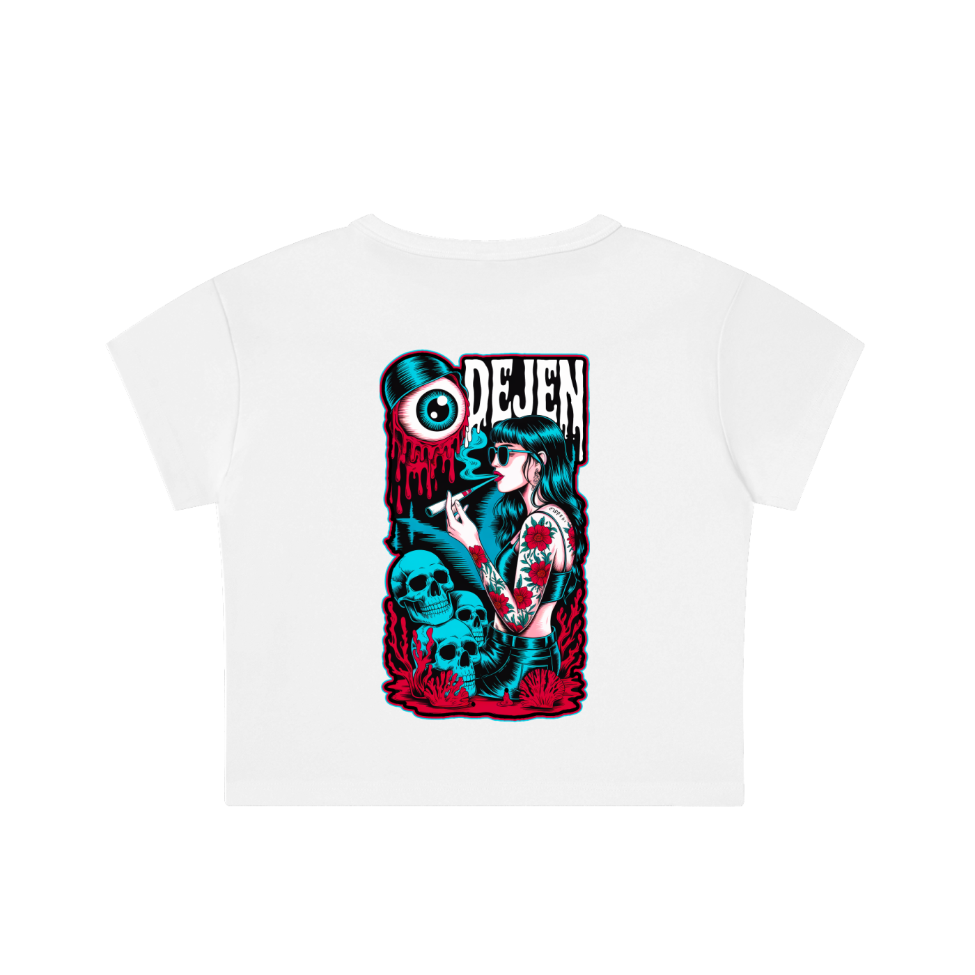 REPACKED Snow Washed Crop Top