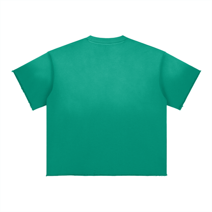 Aonaran 1 OFF Sun Fade Raw Edge T-Shirt
