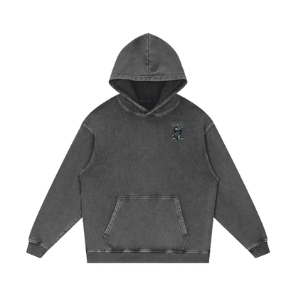 killakyls Snow Washed Loose Cotton Hoodie