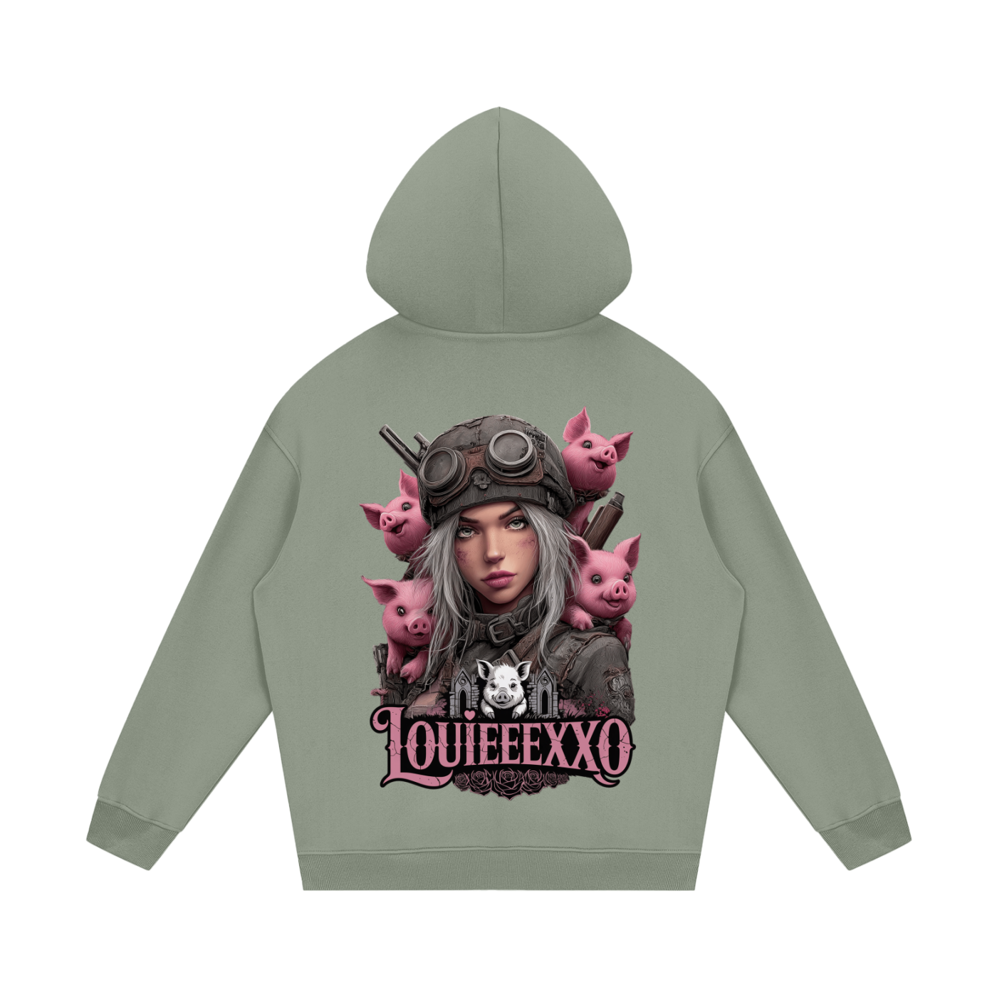 Louieeexxo Streetwear Unisex Fleece Hoodie
