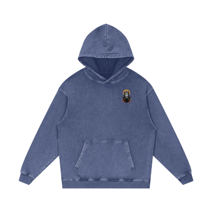 Jesus is King Acid Wash Oversize Hoodie