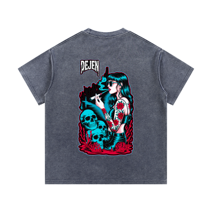 REPACKED Mineral Wash Waffle Knit T-Shirt
