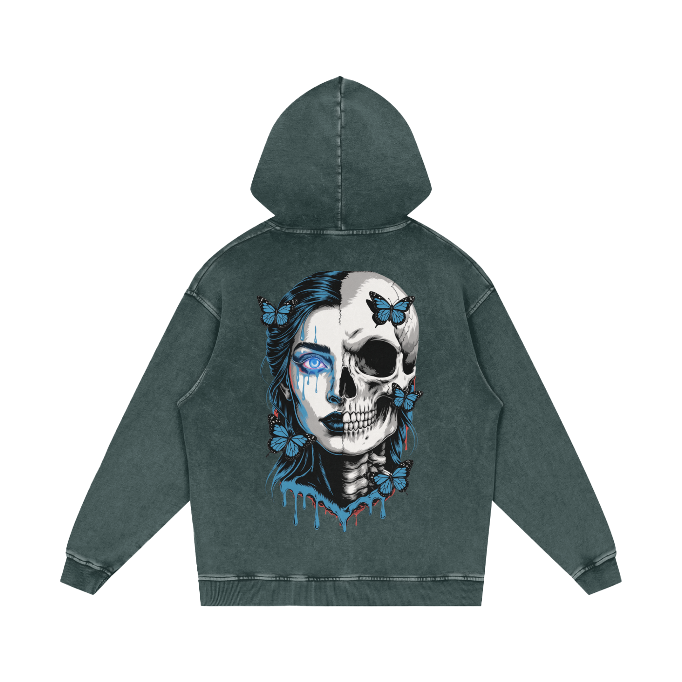 BreeLuxe Season 2 Snow Washed Loose Cotton Hoodie