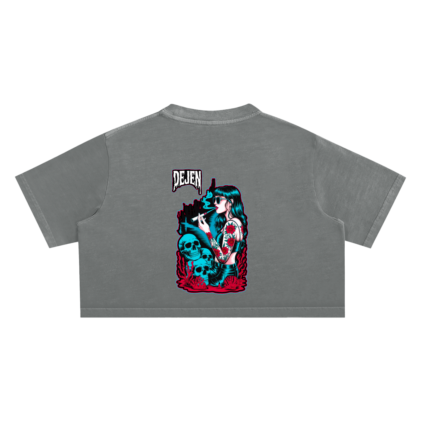 REPACKED Snow Washed Crop Top