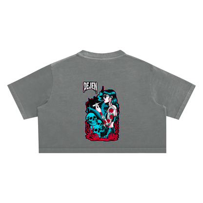 REPACKED Snow Washed Crop Top