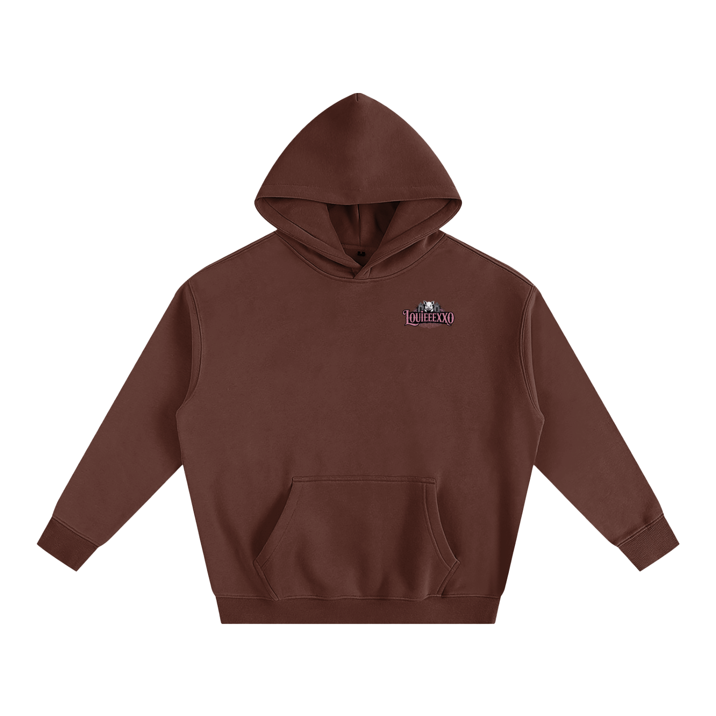 Louieeexxo Oversize Fleeced Hoodie