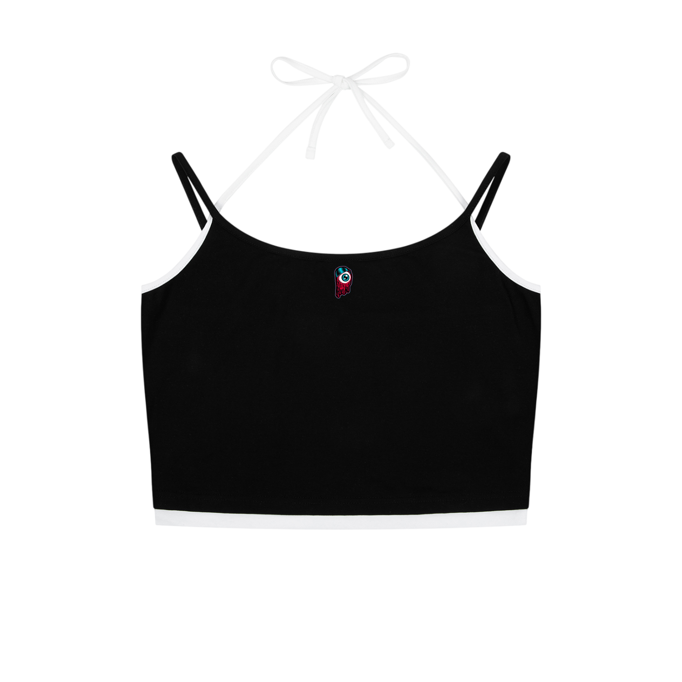 REPACKED Contrast Binding Halter Tank Top