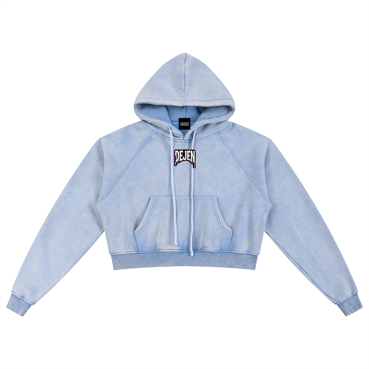 REPACKED Snow Washed Cropped Hoodie