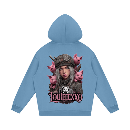 Louieeexxo Streetwear Unisex Fleece Hoodie