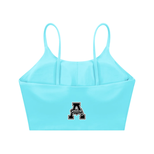 Aonaran Spaghetti Strap Yoga Sports Bra