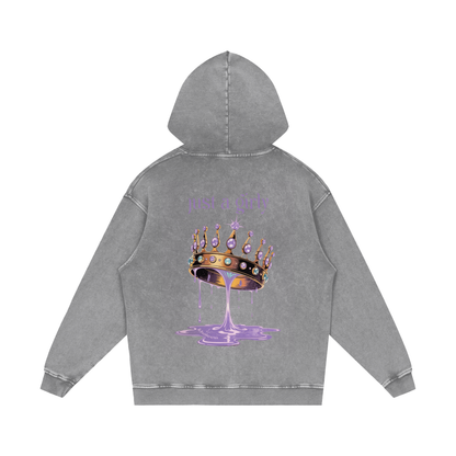 Khaleesi Acid Wash Oversize Hoodie