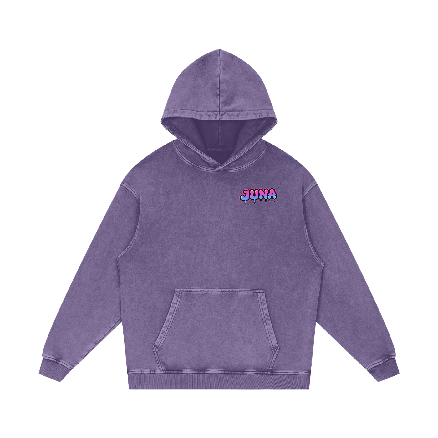Juna Acid Wash Oversize Hoodie