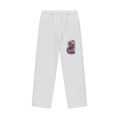 Dimple Fleece Lined Straight Leg Pants