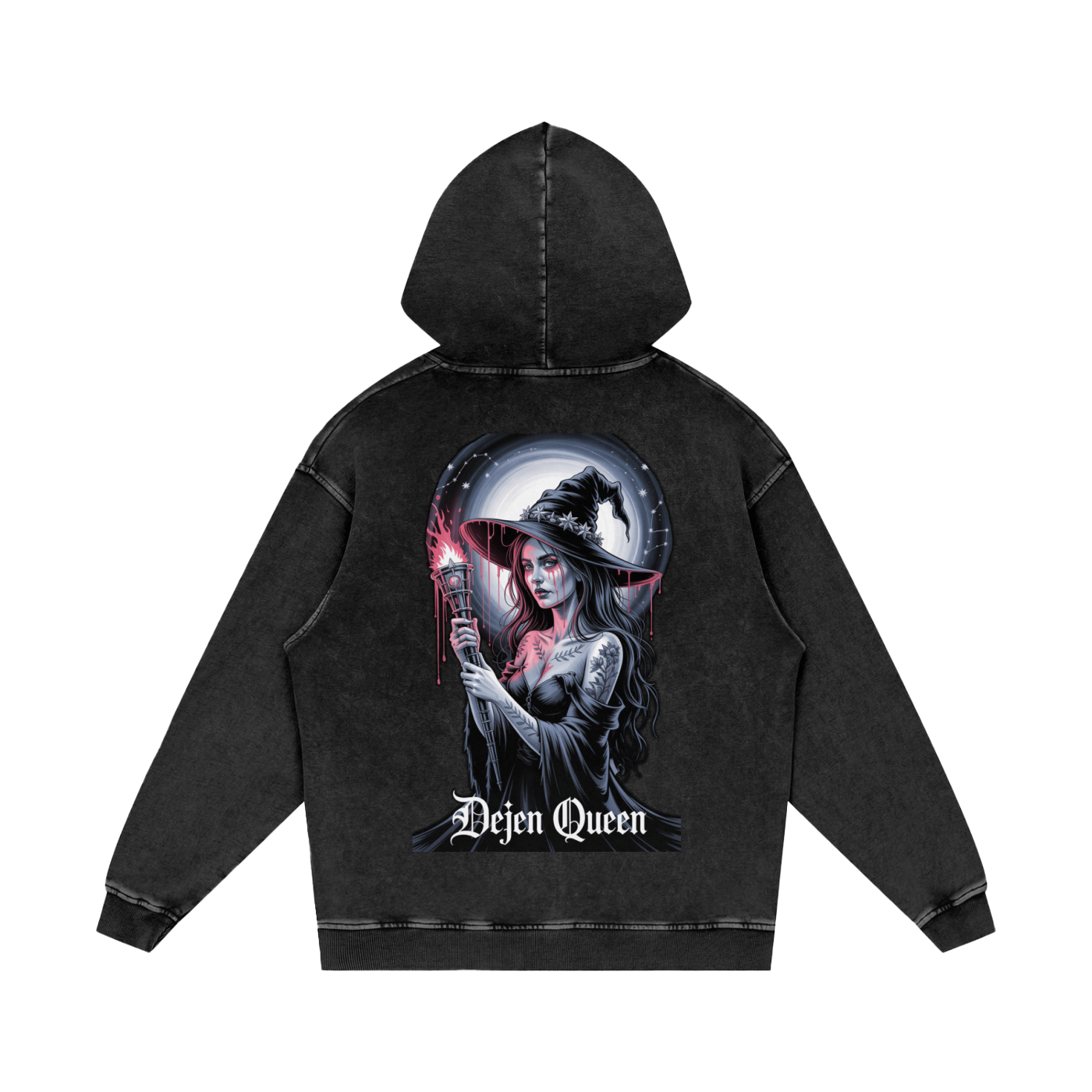 Dejen Season 3 Acid Wash Oversize Hoodie