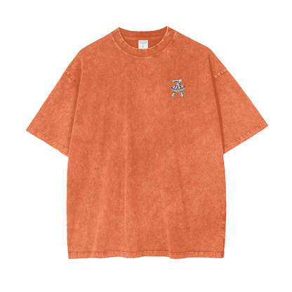 Aonaran Reversed Oversize Snow Washed T-Shirt
