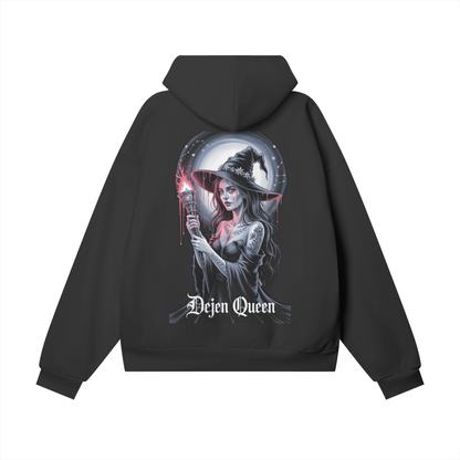 Dejen Season 3 Oversize Heavyweight Hidden Pocket Fleece Hoodie