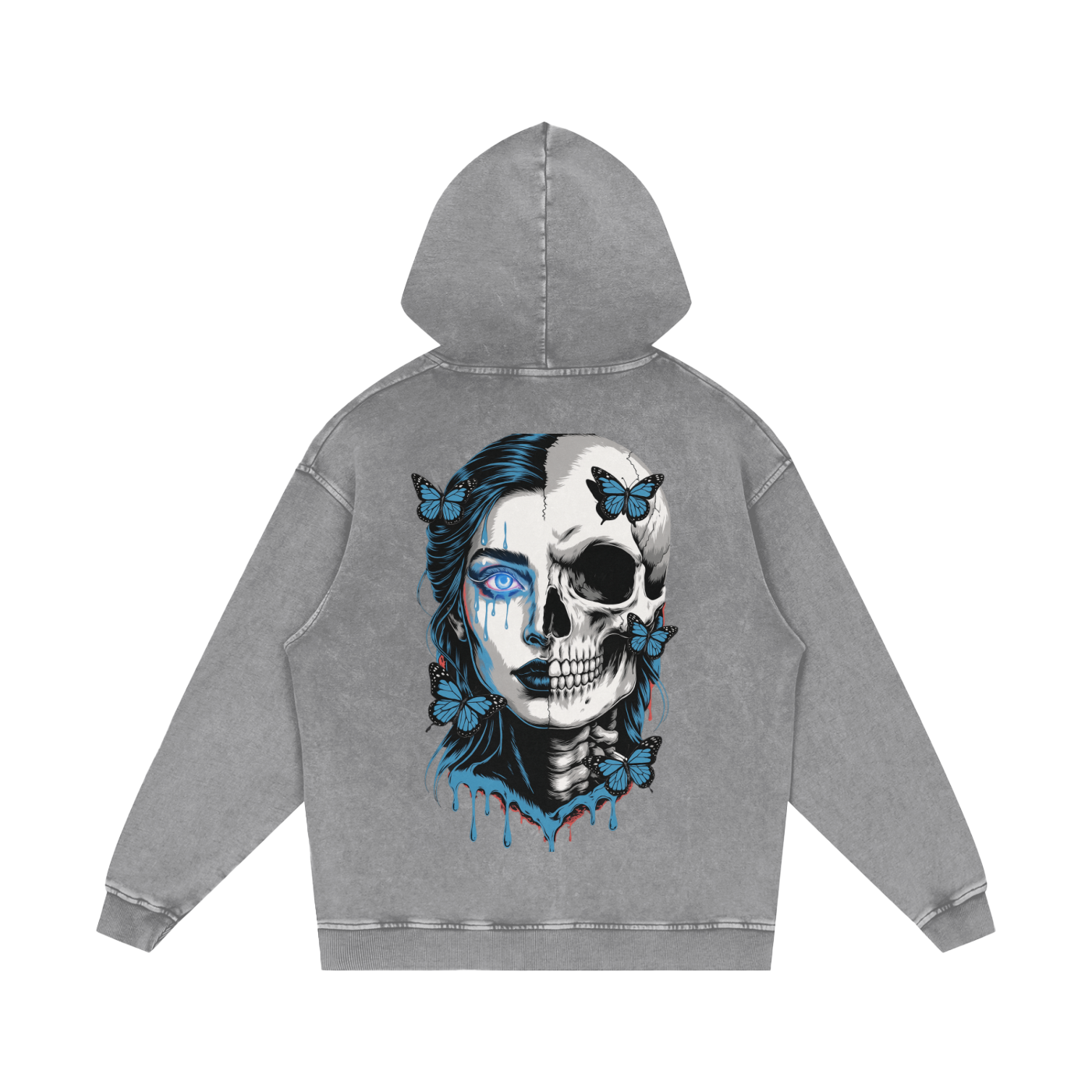 BreeLuxe Season 2 Snow Washed Loose Cotton Hoodie