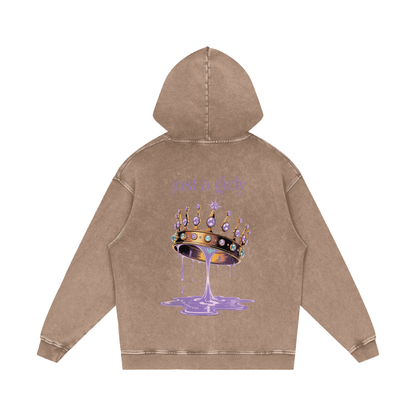 Khaleesi Acid Wash Oversize Hoodie