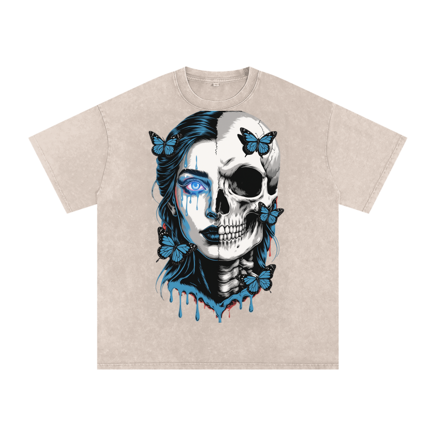 BreeLuxe Season 2 Snow Washed Oversized Cotton T-Shirt