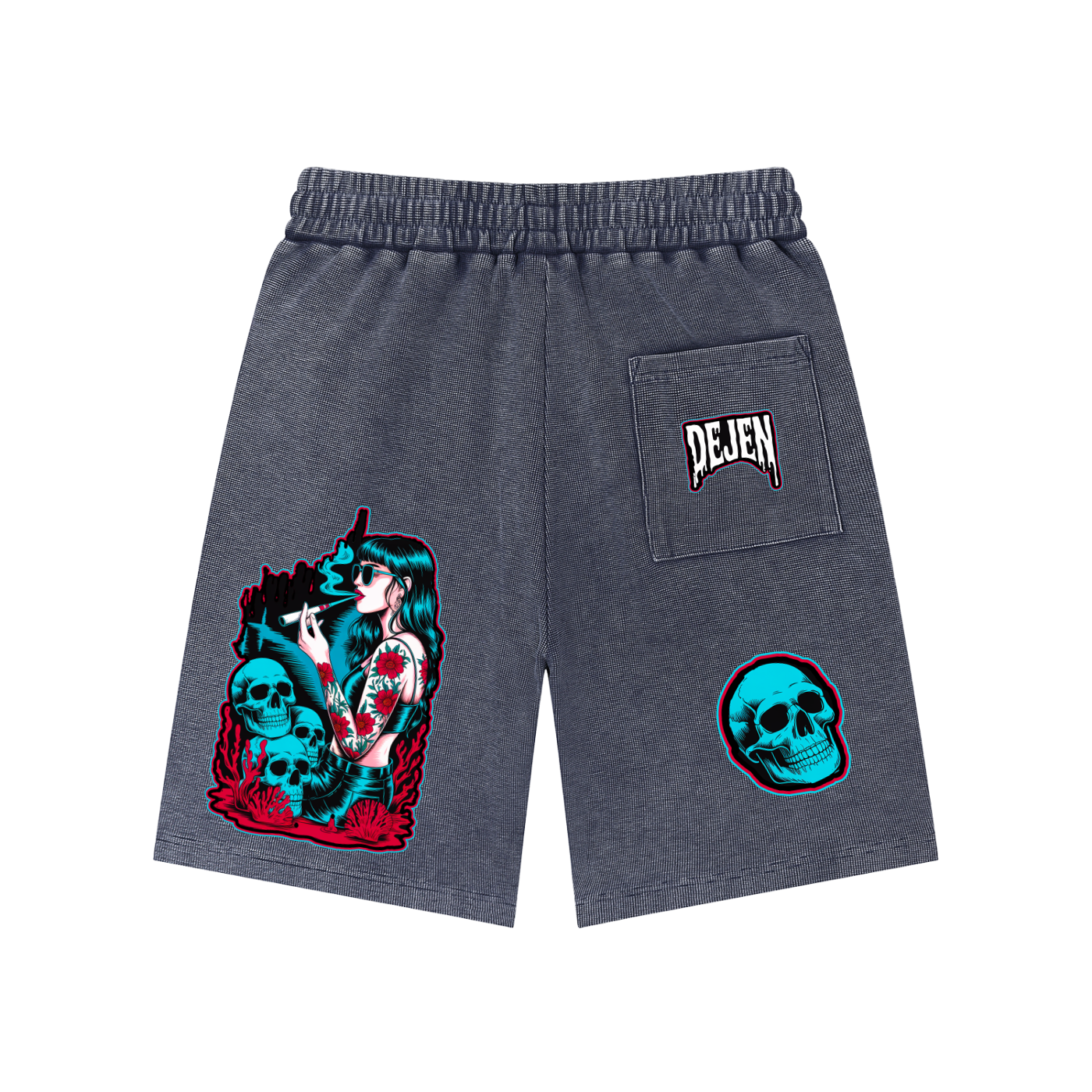 REPACKED Mineral Wash Waffle Knit Shorts