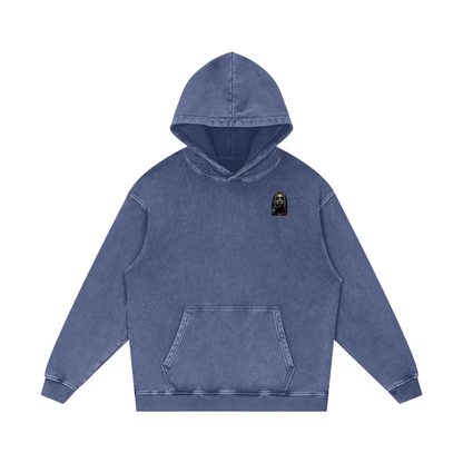 Mellaae Snow Washed Loose Cotton Hoodie