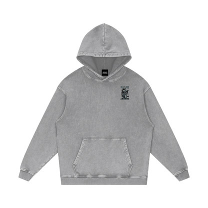 killakyls Snow Washed Loose Cotton Hoodie