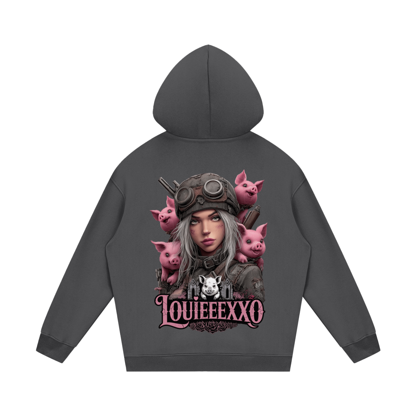 Louieeexxo Streetwear Unisex Fleece Hoodie
