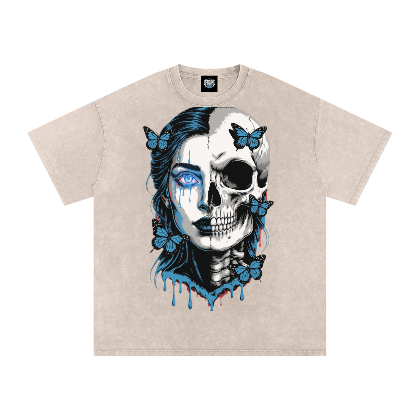BreeLuxe Season 2 Snow Washed Oversized Cotton T-Shirt