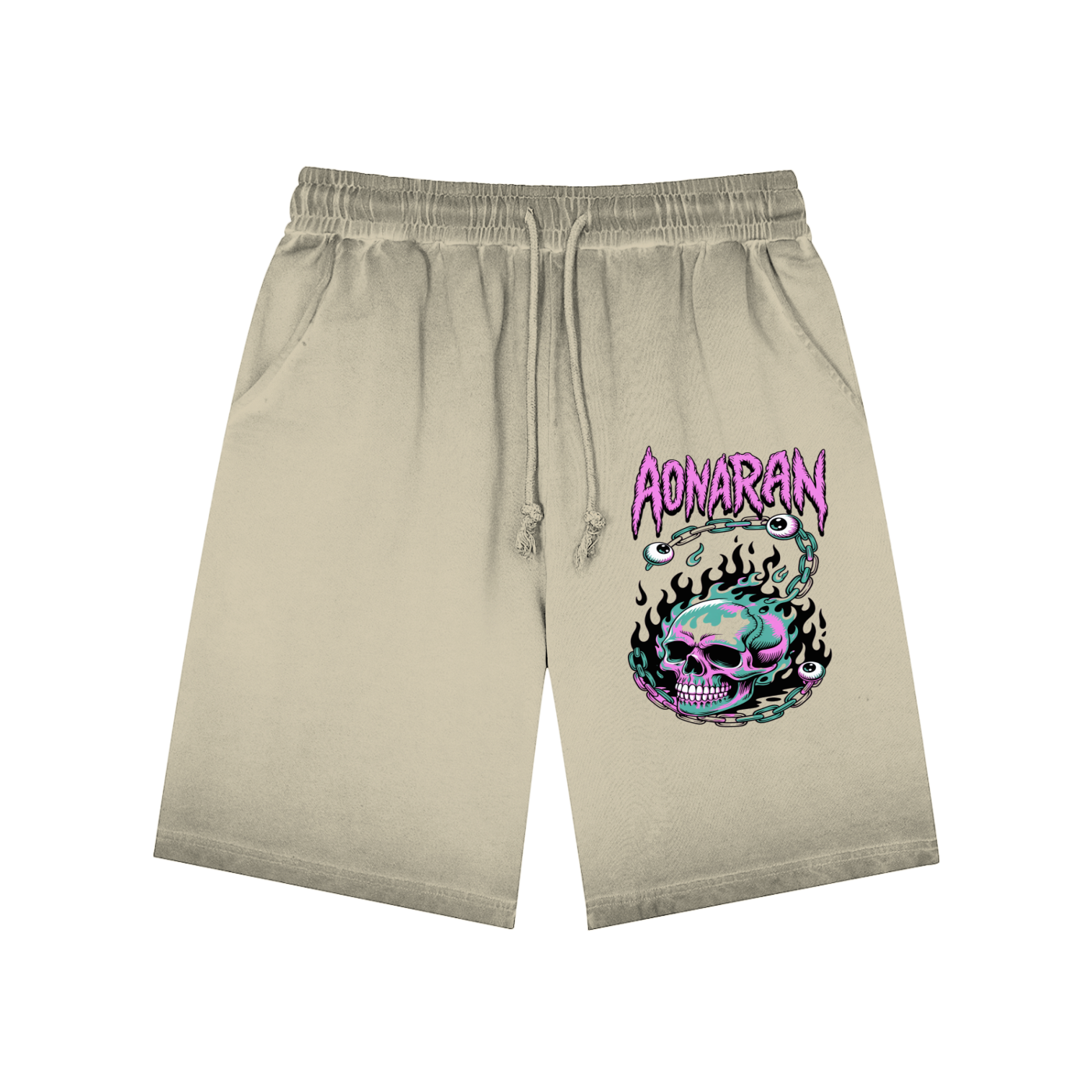 Aonaran 1 OFF Reverse Dyed Sweatshorts