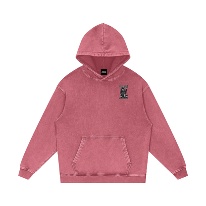 killakyls Snow Washed Loose Cotton Hoodie