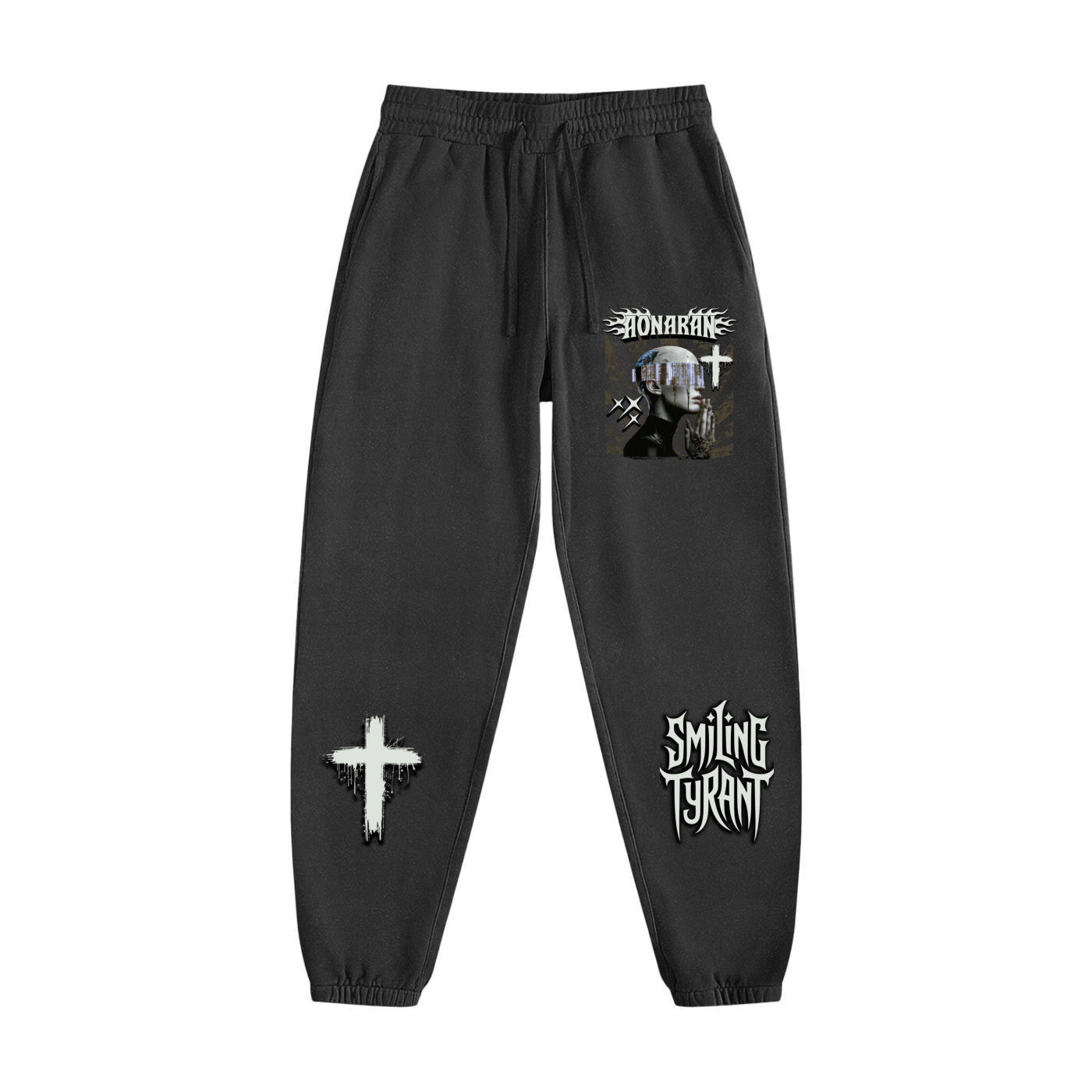 Smiling Tyrant Vintage Washed Cotton Sweatpants