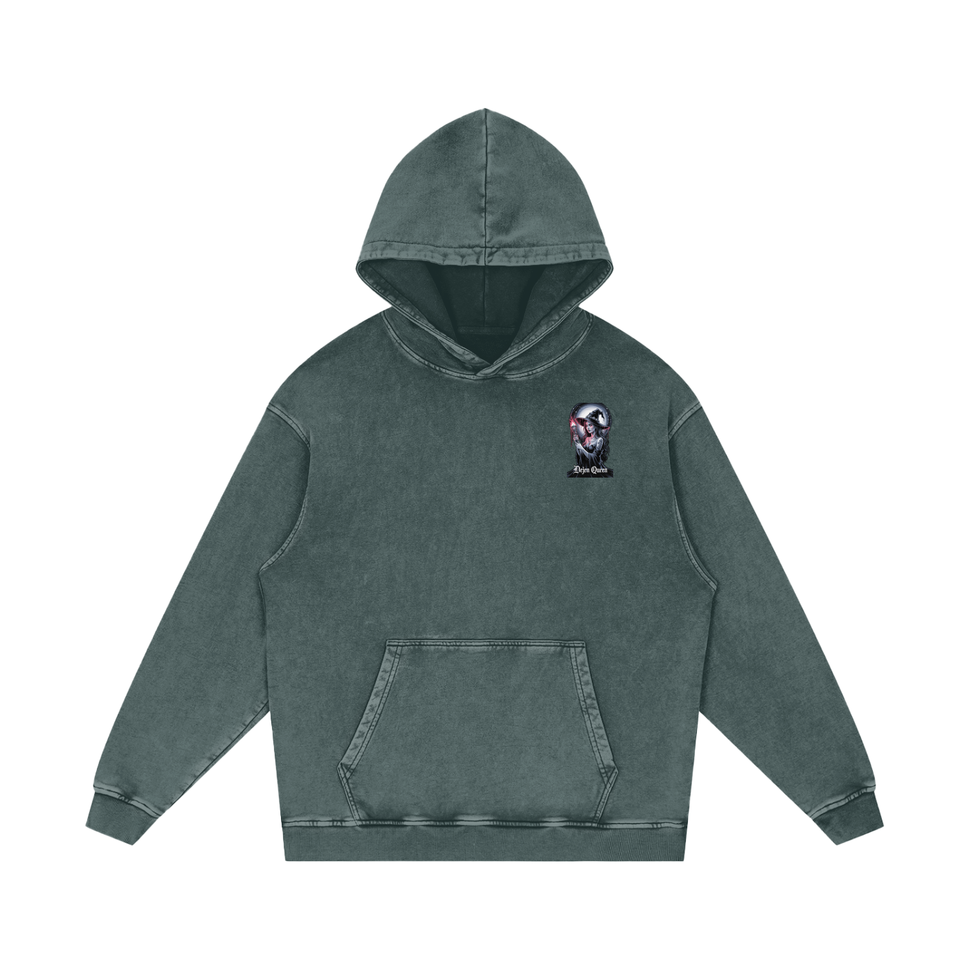 Dejen Season 3 Acid Wash Oversize Hoodie