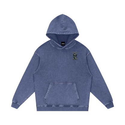 killakyls Snow Washed Loose Cotton Hoodie